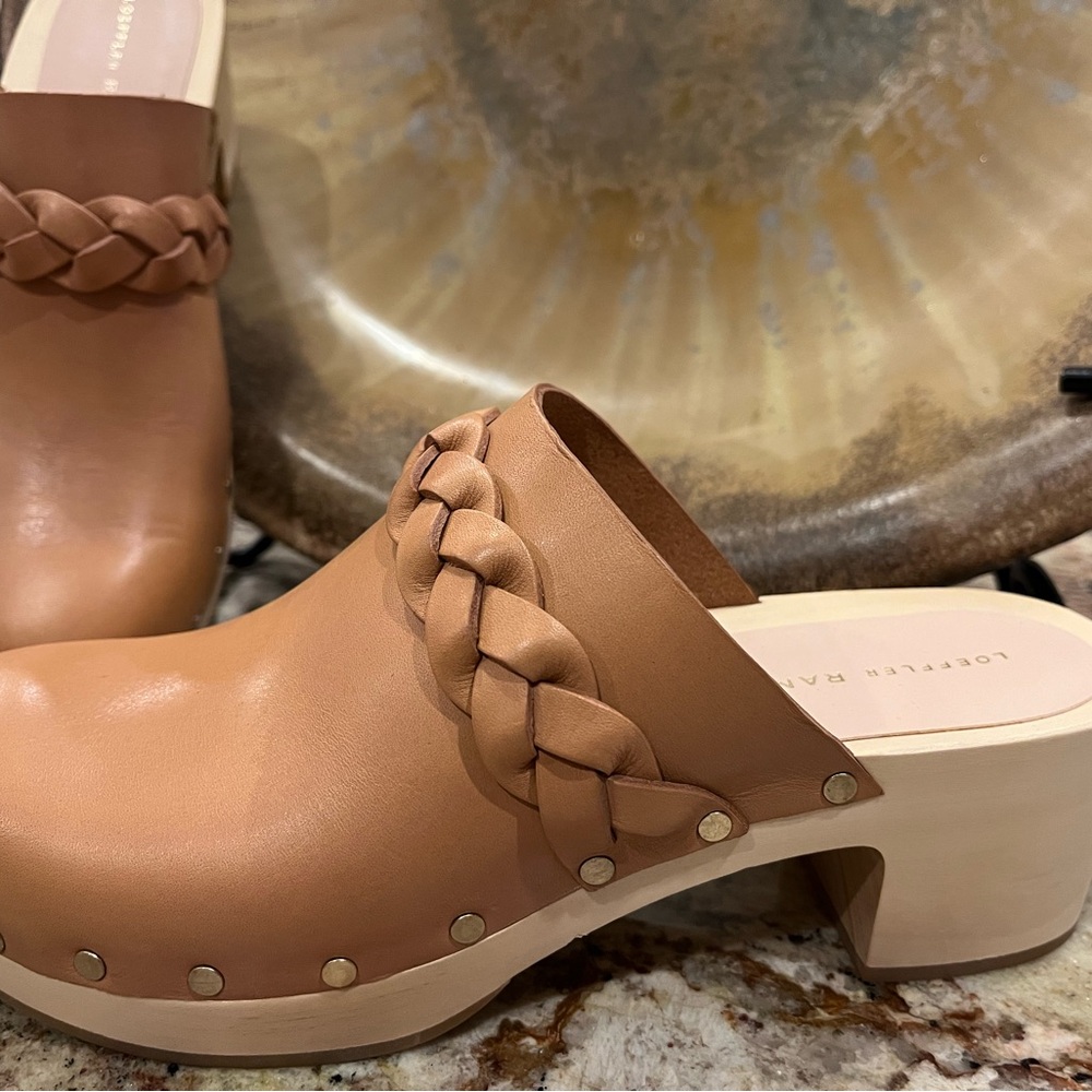 Loeffler Randall Tan Braided Mules Brand New! - Picture 4 of 4